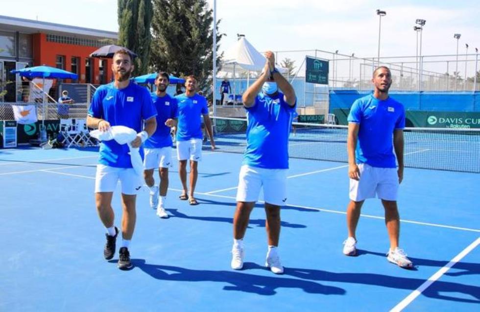 Davis Cup: Πρώτη στον όμιλο και πάει πλέι οφ ανόδου η Κύπρος!