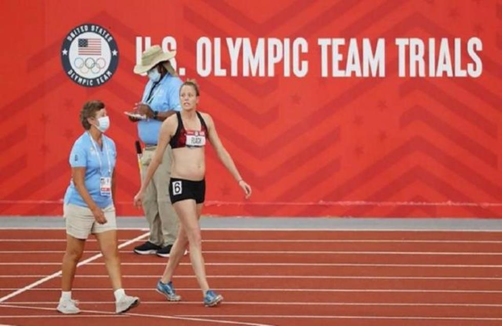 ΒΙΝΤΕΟ: Επταθλήτρια διεκδίκησε Ολυμπιακή πρόκριση στον πέμπτο μήνα της εγκυμοσύνης της