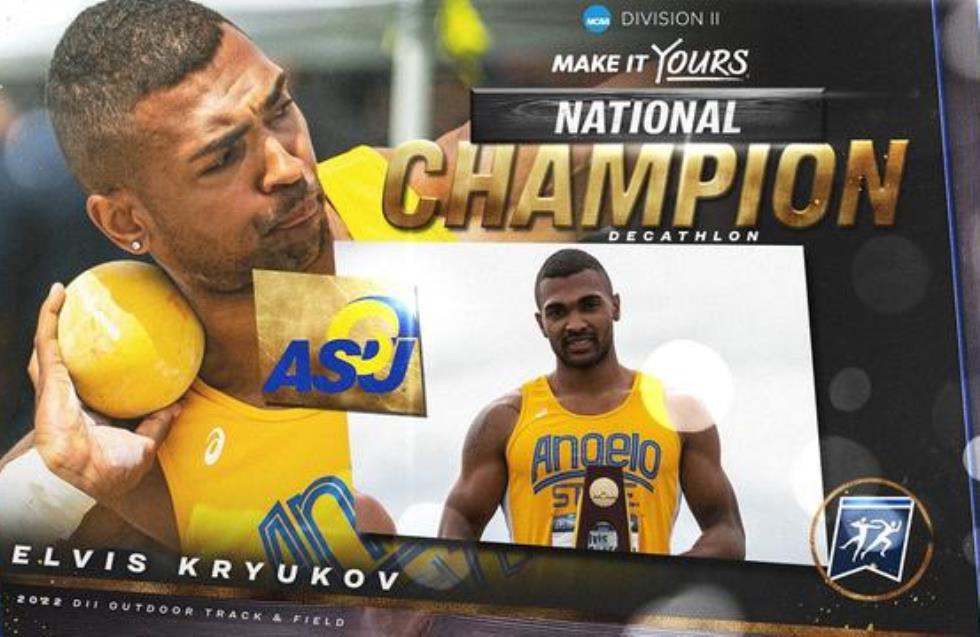 Ξανά υπερπρωταθλητής στο NCAA II ο Έλβις Κριούκοφ!