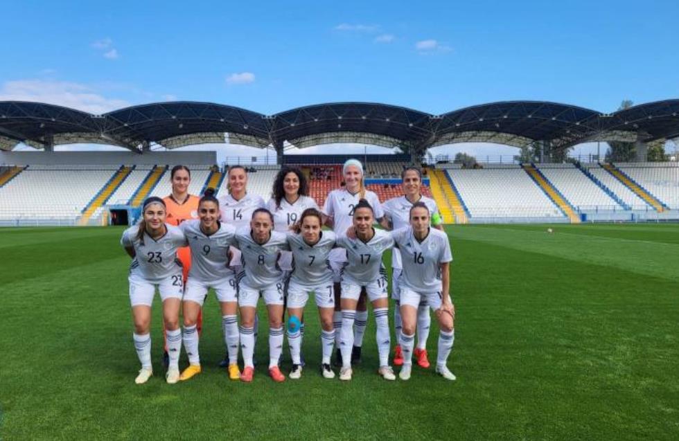 Φιλική ήττα από την Ελλάδα με 1-0 για την Εθνική Γυναικών
