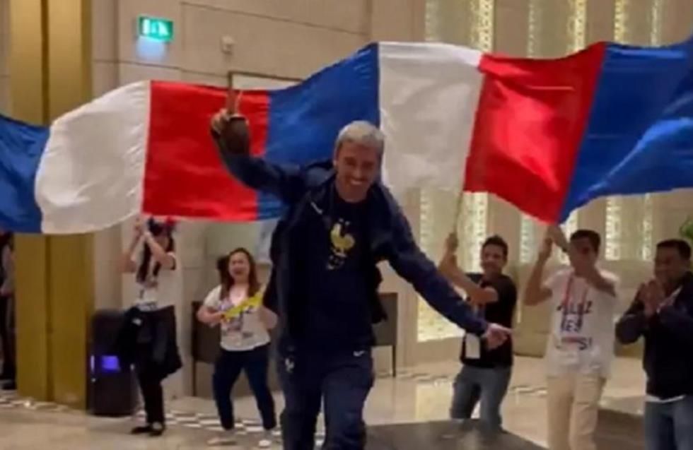 BINTEO: Υποδέχθηκαν με χορούς και τραγούδια την εθνική Γαλλίας μετά την πρόκριση