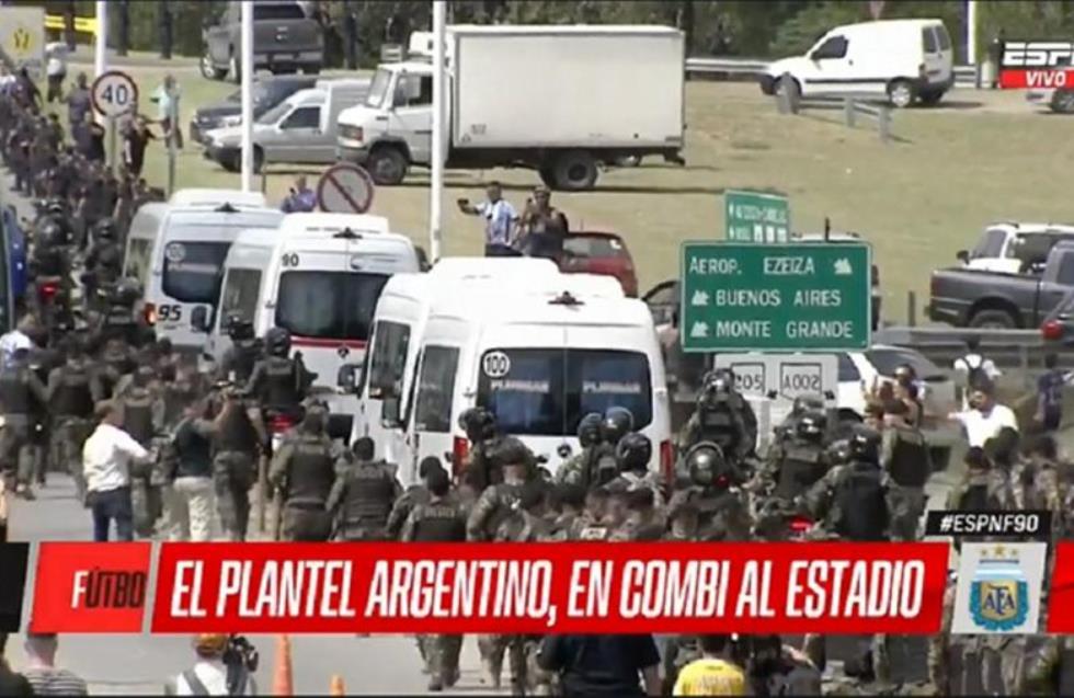 Πανικός για την εθνική Αργεντινής: Στους δρόμους ο κόσμος, συνοδεία αστυνομίας η αποστολή!
