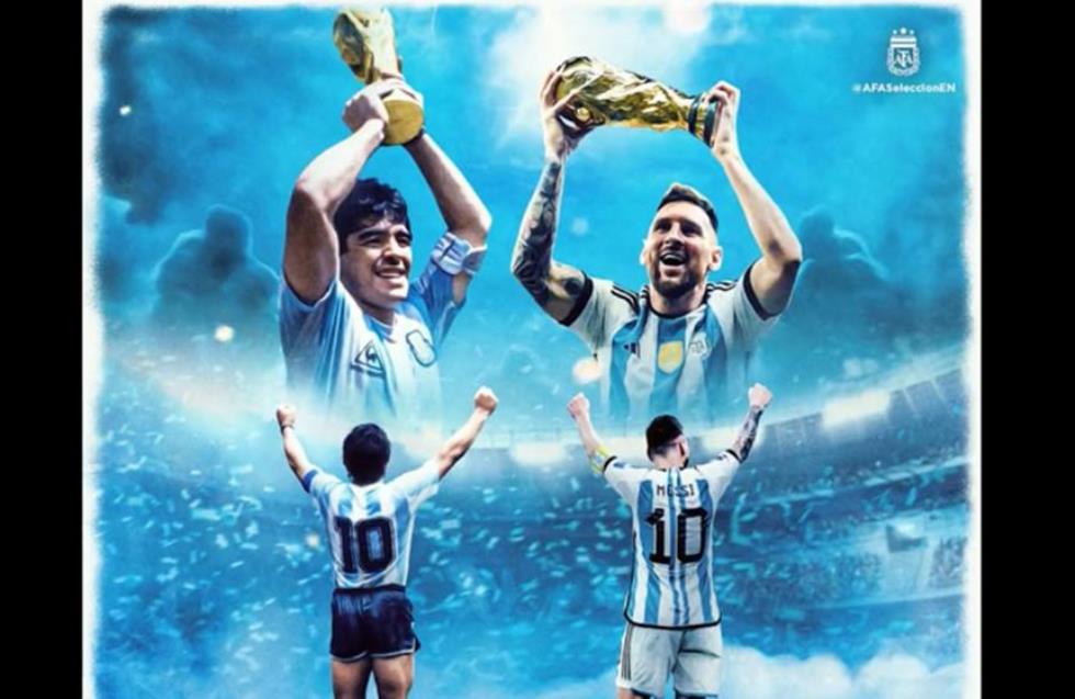 Το υπέροχο βίντεο της εθνικής Αργεντινής με Μαραντόνα-Μέσι για τις… 10/10!
