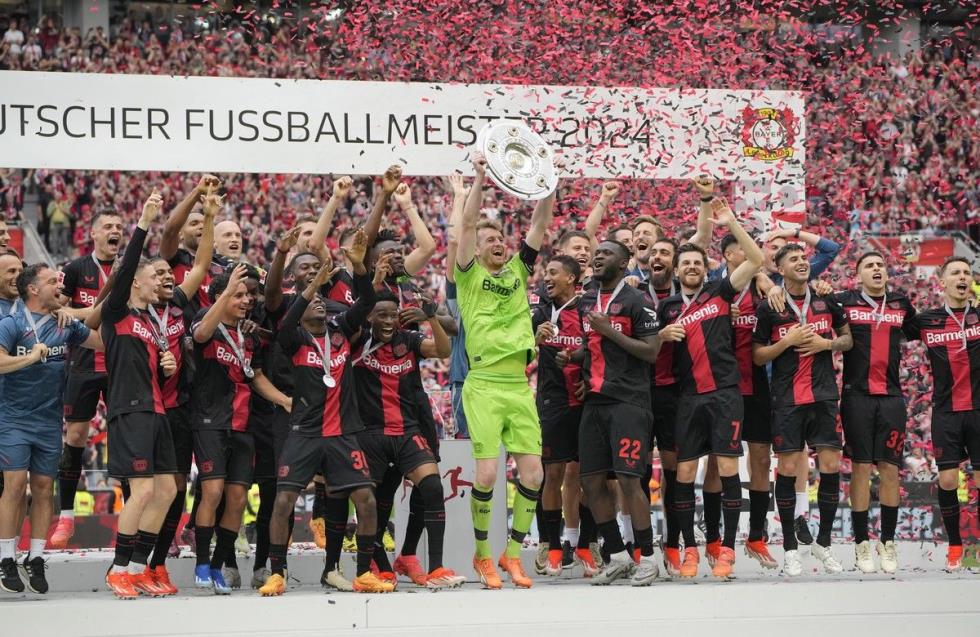 Πρώτη στην Bundesliga που μένει αήττητη σε μία σεζόν η Λεβερκούζεν