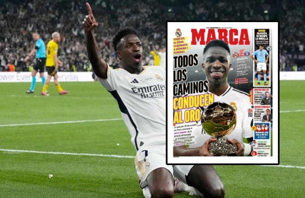 Marca: «Στον Βινίσιους η Χρυσή Μπάλα, το γνωρίζει και ο ίδιος»
