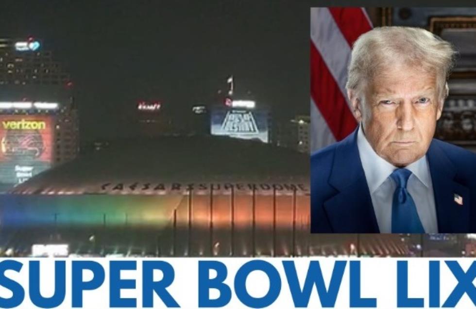 Όλα έτοιμα για το Super Bowl υπό το βλέμμα του Τραμπ